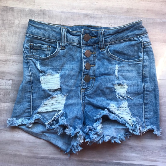 Fashion Nova Pants - Fashion Nova high waist jean shorts size 5